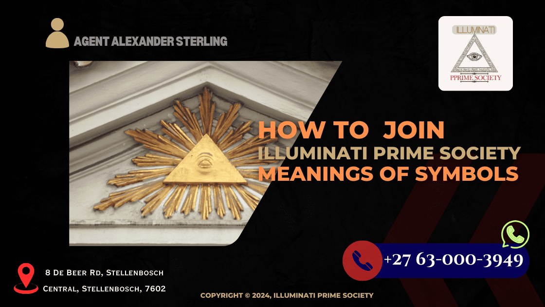 Illuminati symbols like the all-seeing eye and pyramid on historical architecture.