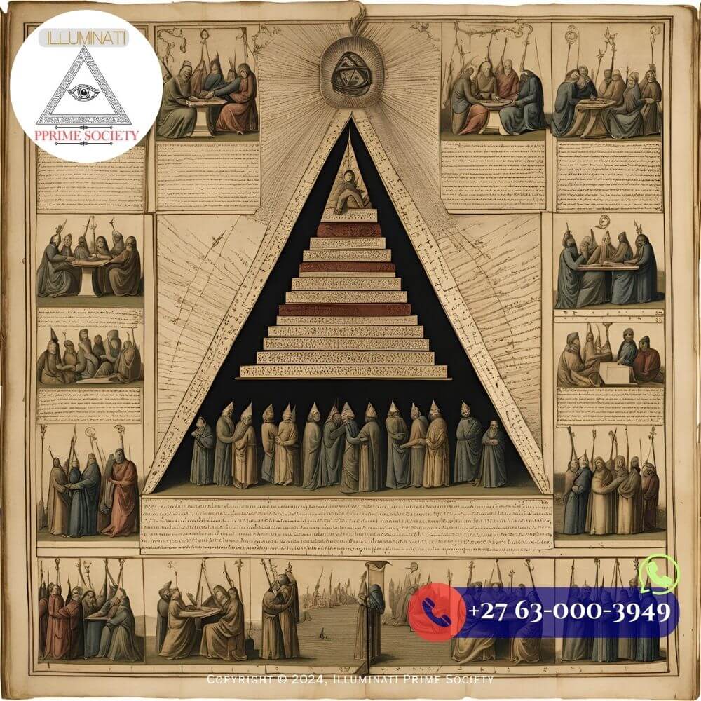 Artistic depiction of Illuminati ideals in modern philosophy.