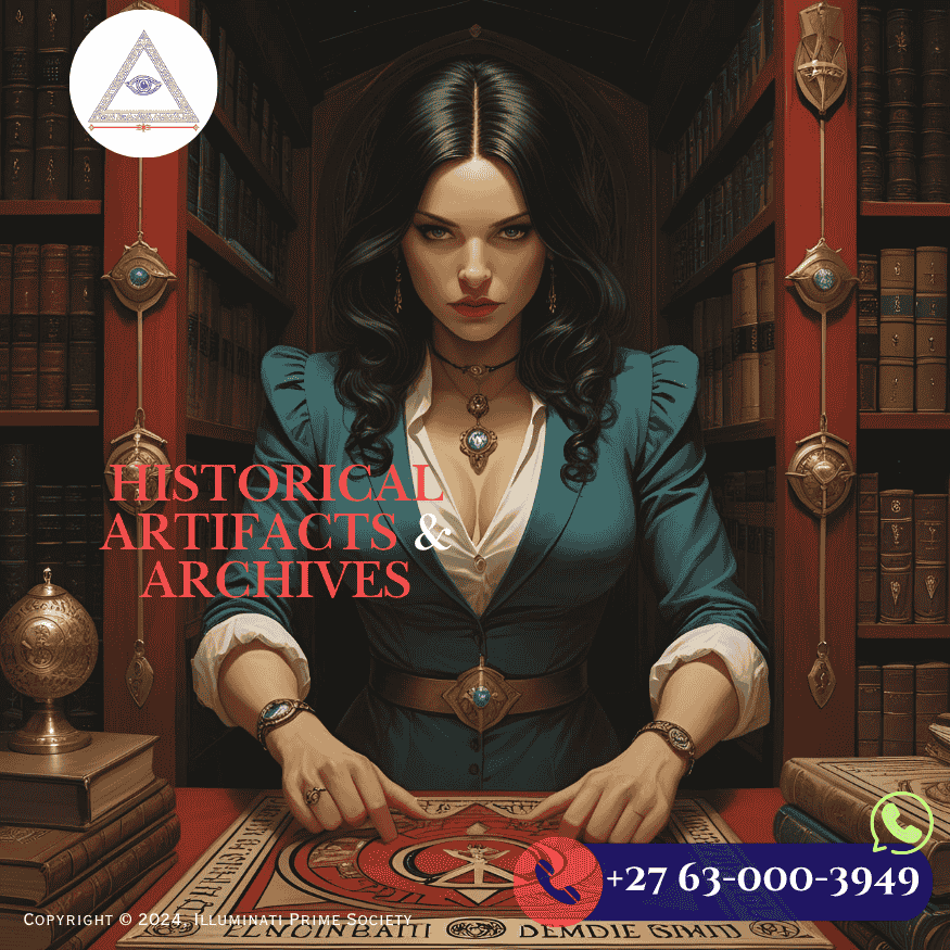 Illuminati Archivist unlocking the chamber of sacred artifacts