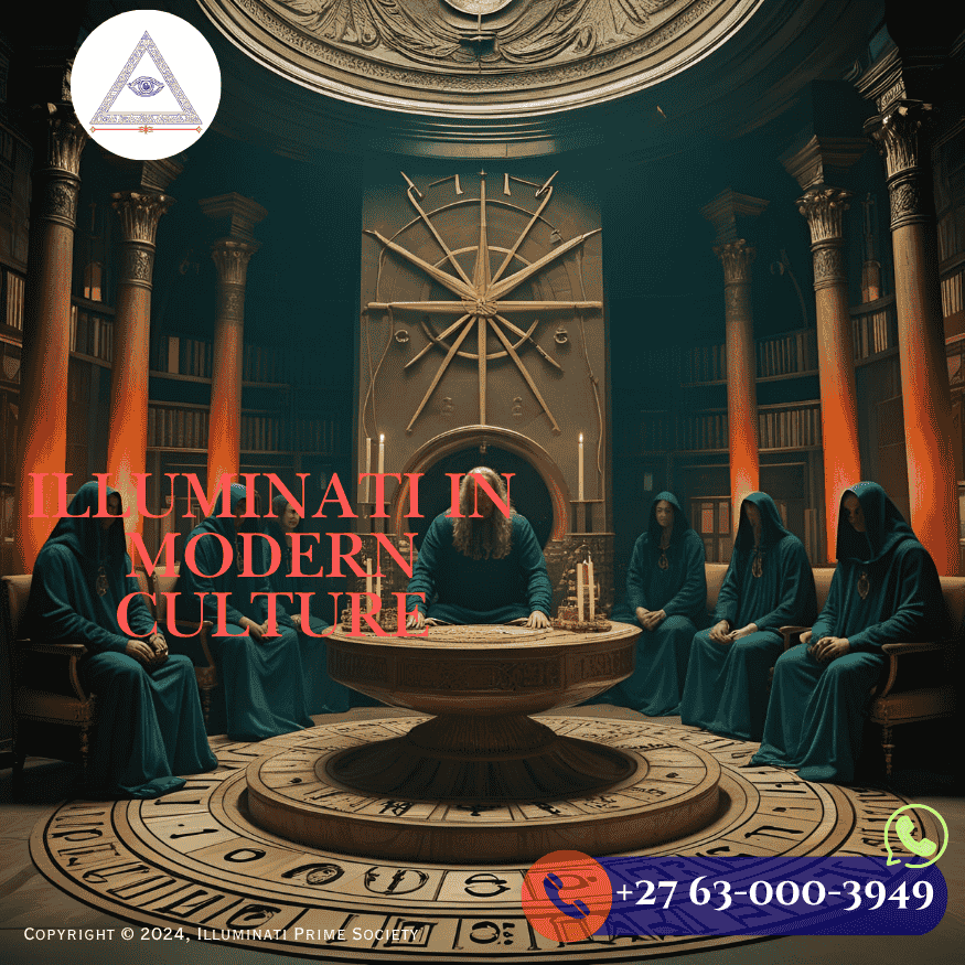 Screenshot from a film depicting an Illuminati ritual in a secret chamber (1)