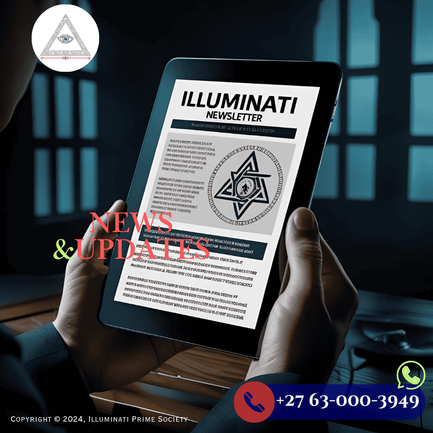 Encrypted Illuminati newsletter being accessed on a private tablet Encrypted Illuminati newsletter being accessed on a private tablet