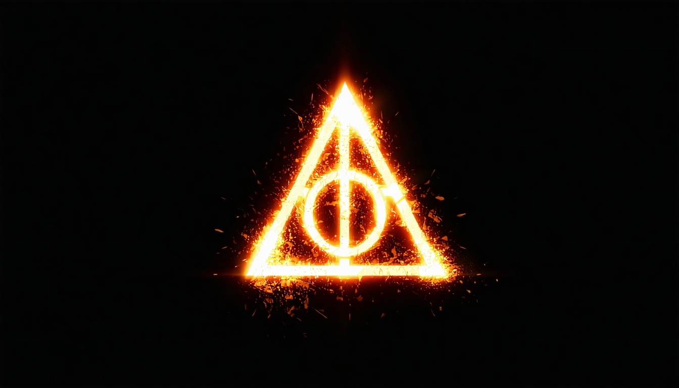An enigmatic symbol of the Illuminati glowing against a dark, mysterious background.