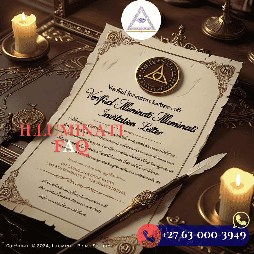 Verified Illuminati invitation letter sealed with official insignia Verified Illuminati invitation letter sealed with official insignia